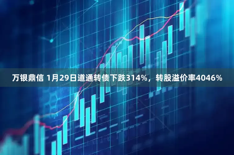 万银鼎信 1月29日道通转债下跌314%，转股溢价率4046%